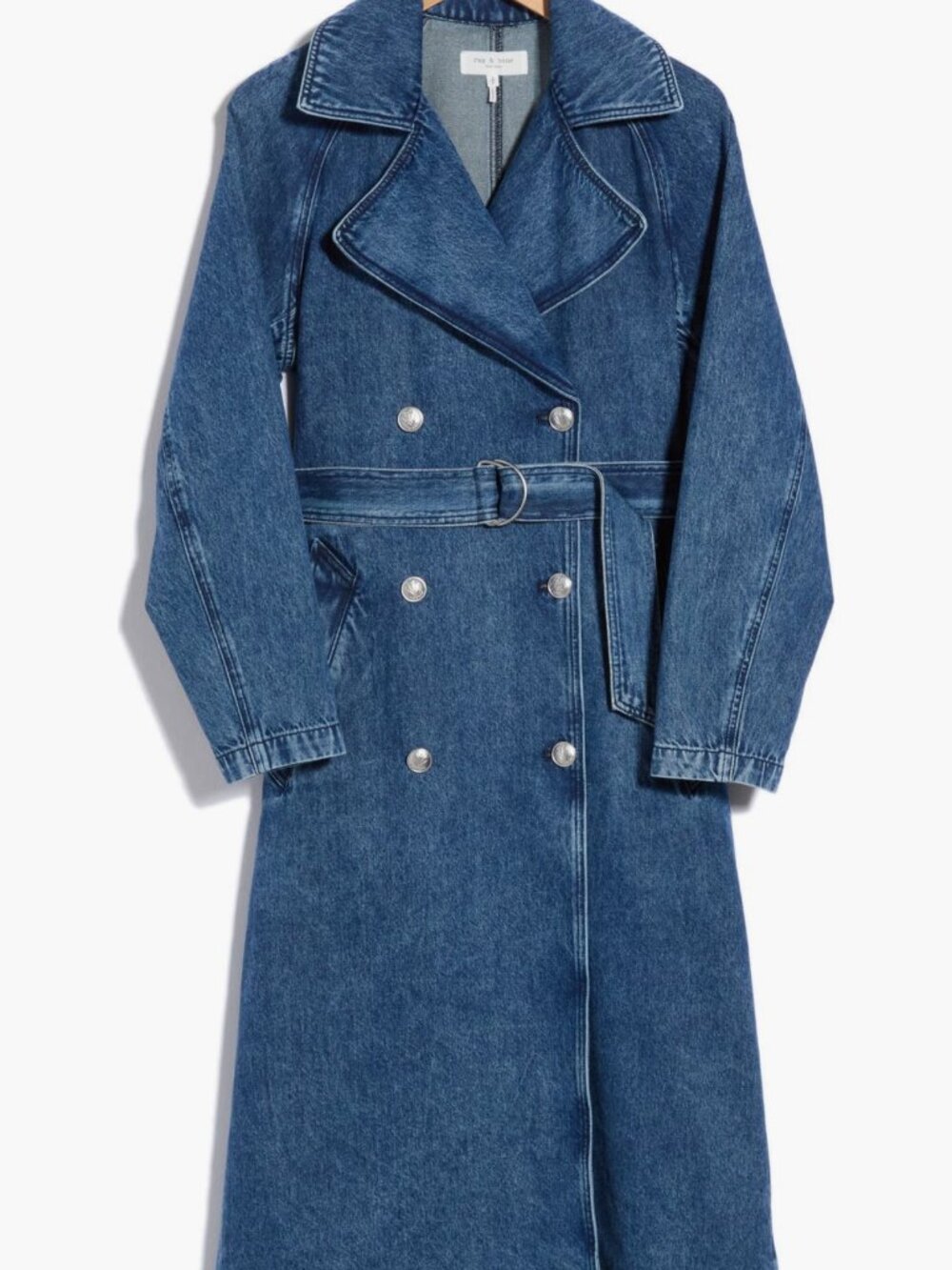 NWT Rag & Bone Ginny Denim Trench Coat (Size S|P)